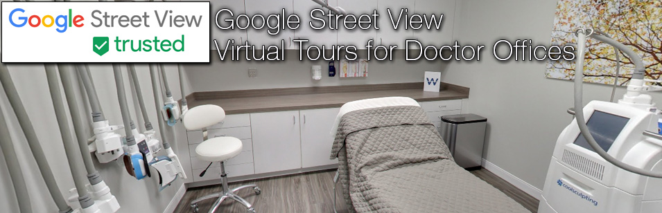 Example Google Street View Virtual Tours for Doctor Offices