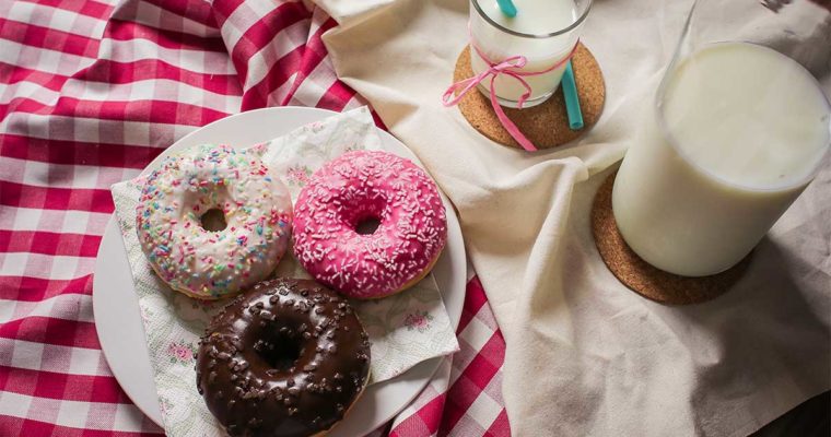 Yummy Donuts and Milk